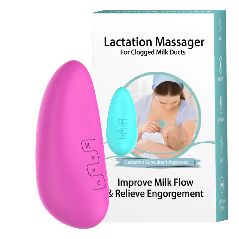 Lactation breast massager