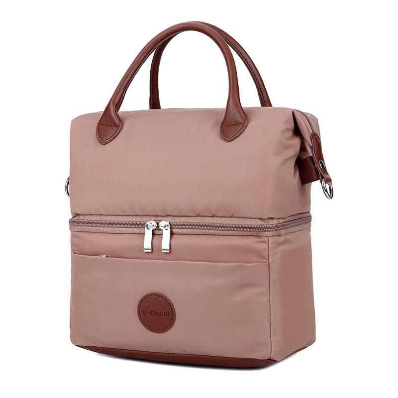 Cooler bag city style brown